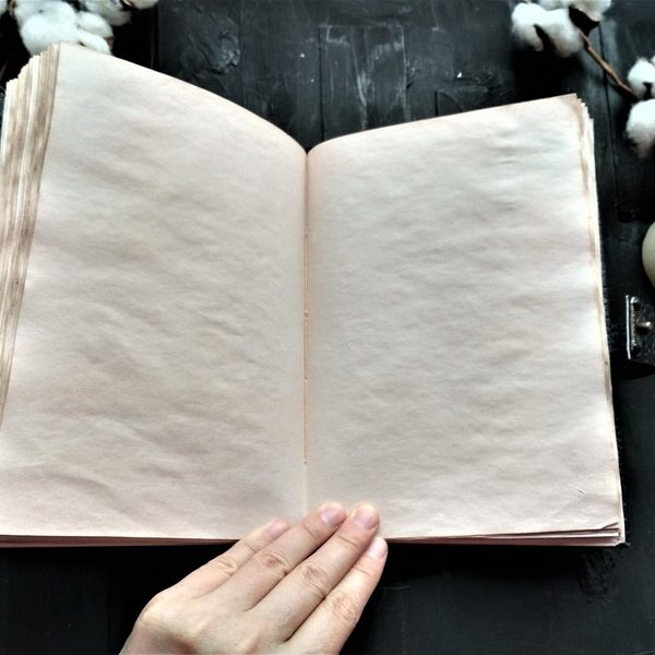 Purple door journal handmade blank