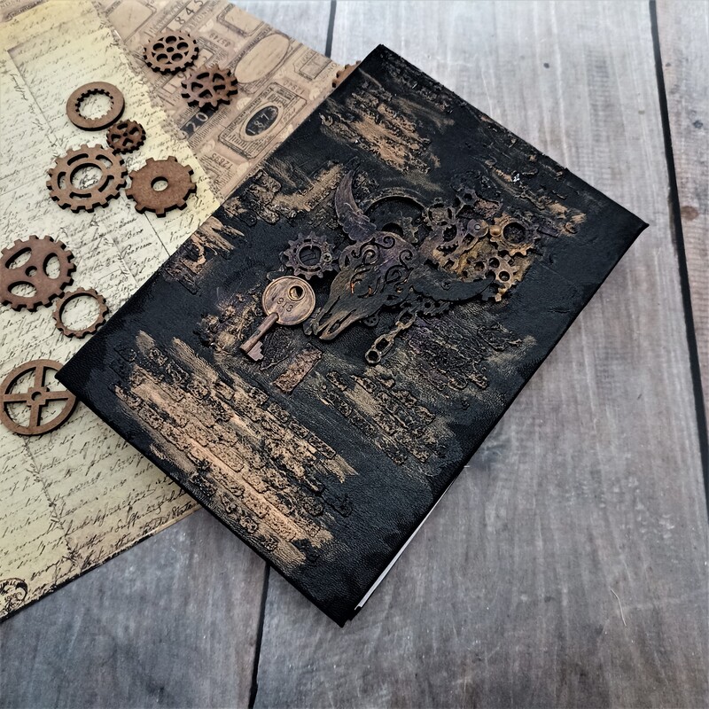 Steampunk grimoire for sale blank - CraftPhotoHoliday