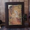 Vintage unicorn forest junk journal handmade blank Fairy unicorn grimoire journal for sale