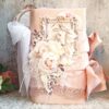 Lace Rose Horse junk journal handmade Cottage core florals journal for sale scrapbook