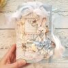Lace Blue puppy junk journal handmade Shabby chic puppy treasure book for sale