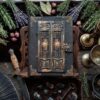 Door grimoire dark journal with aged paper NEW WITCH SPELL BOOK